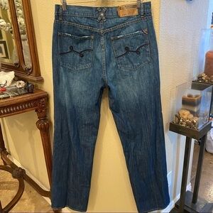 Vintage LRG Men Blue Jeans Size 34-Made in Hong Kong